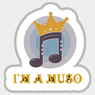 I'm a muso Sticker